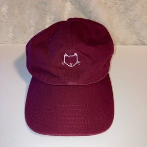 Empyre Solstice Cat Burgundy Baseball Hat